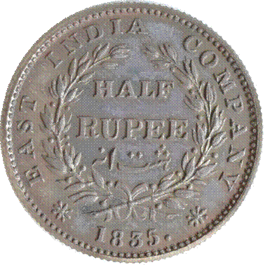 A close up of a coin
Description automatically generated
