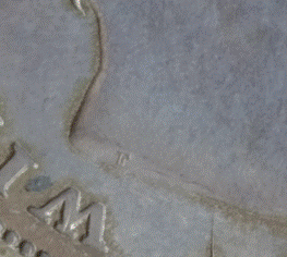 A close up of a coin
Description automatically generated with medium confidence
