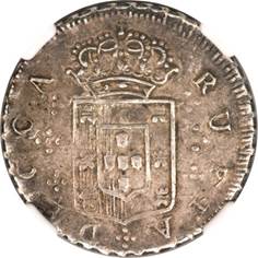 Portugal, Portugal: Portuguese India - Goa. Maria II Pattern 600 Reis - Rupia1834,... Image #1