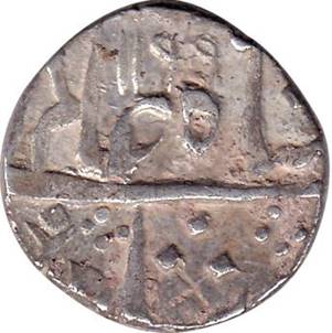 213 Shah Alam II Chandore Type 3 Rupee AH 1199 RY 22 Obv