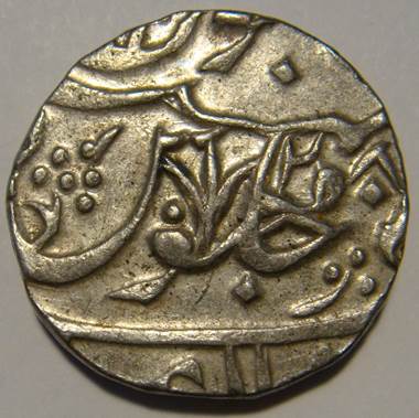 232 Shah Alam II Chandore Rupee RY 28 Rev