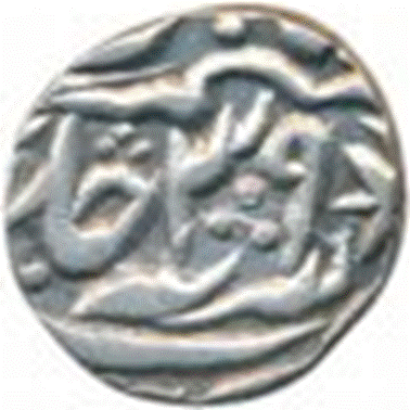 A close up of a coin

Description automatically generated