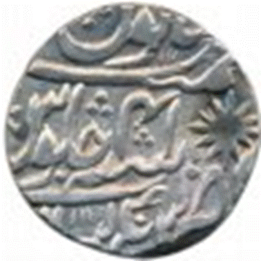 A close up of a coin

Description automatically generated