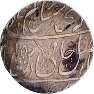 62 Shah Alam II Saharanpur Type 25 Rupee AH 1215 RY 42 Obv